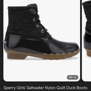 Quilted Saltwater SPERRY BOOTS size 12